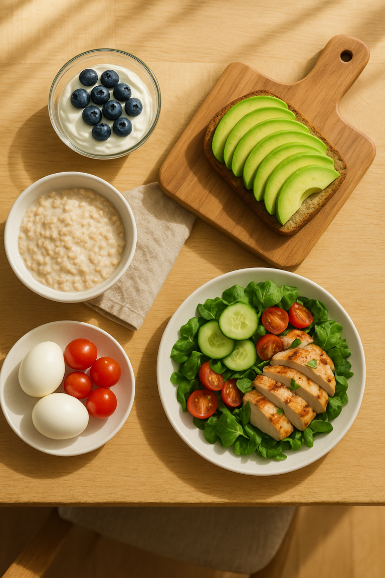 저칼로리 아침 식단 10가지: 300kcal 안팎 메뉴와 양 조절법