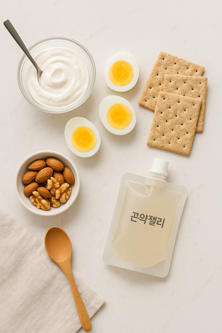 저당 간편 간식 TOP 10｜다이어트·혈당관리 동시에